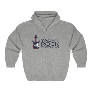 Yacht Rock Clothing Logo – Unisex Full Zip Hooded Sweatshirt