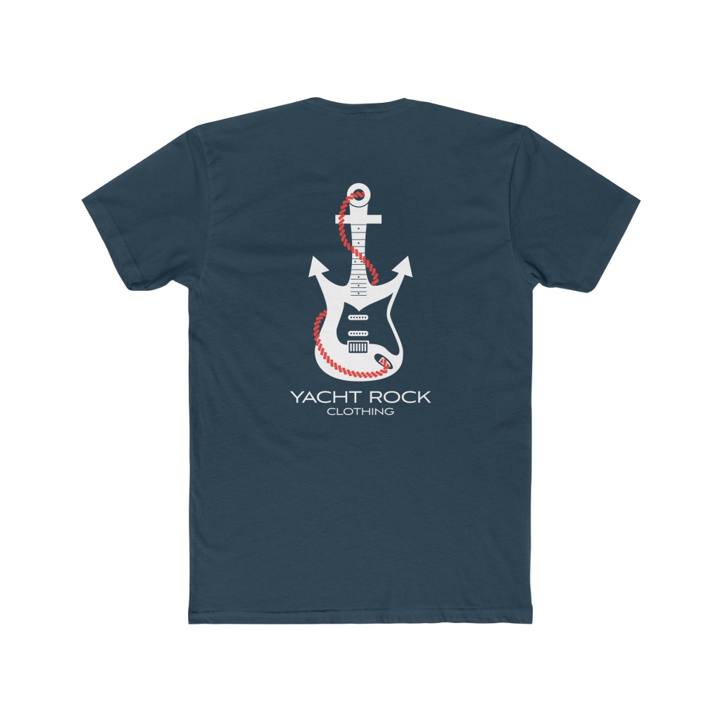 Yacht Rock Clothing Logo - Men's Cotton Crew Tee