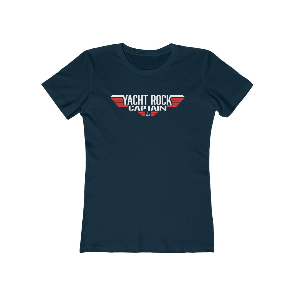 The Yacht Rock Captain - Womens Tee - Yacht Rock Clothing