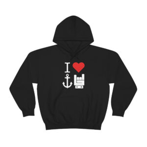 I Love Yacht Rock – Unisex Hooded Sweatshirt