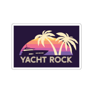 A Yacht Rock Sunset Sticker