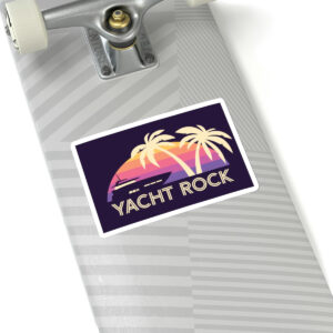 A Yacht Rock Sunset Sticker