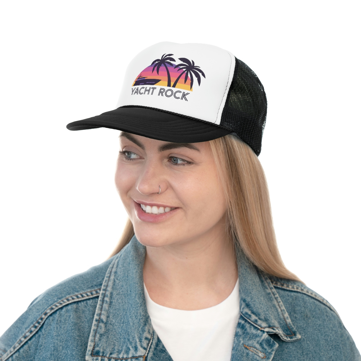 Sunset Sailing Trucker Hat