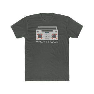 Yacht Rock Boom Box – Men’s Cotton Crew Tee