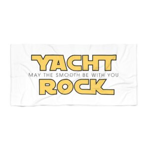 May The Smooth Be With You Beach Towel