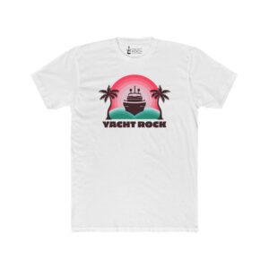 Pink and Palms – Men’s Cotton Crew Tee