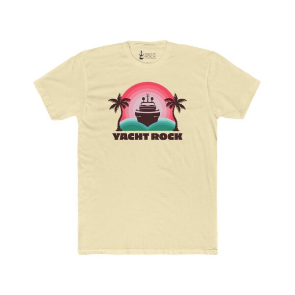 Pink and Palms - Men’s Cotton Crew Tee