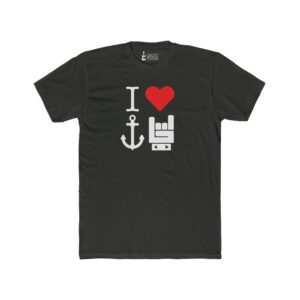 I Love Yacht Rock – Men’s Cotton Crew Tee