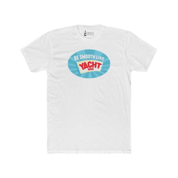 PB and Smooth - Men's Cotton Crew Tee - Image 2