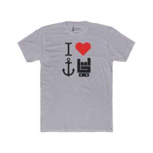 I Love Yacht Rock – Men’s Cotton Crew Tee