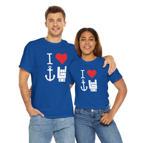 I Love Yacht Rock - Unisex Heavy Cotton Tee - Image 6