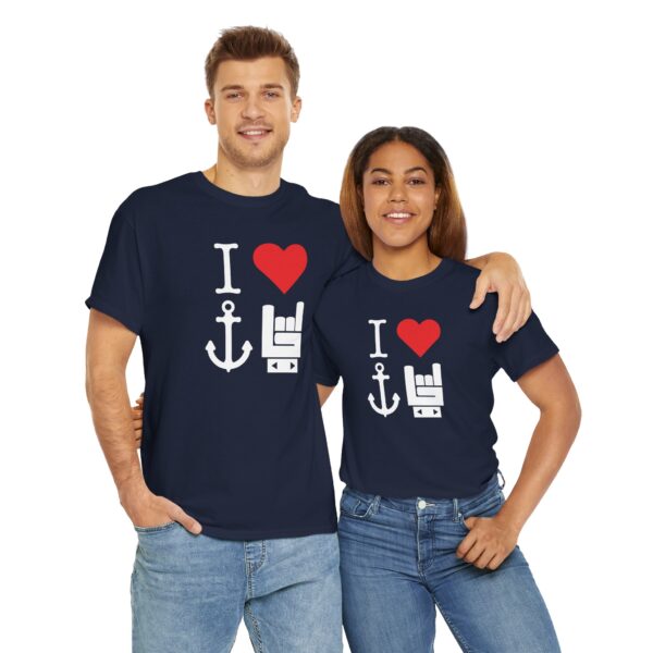 I Love Yacht Rock - Unisex Heavy Cotton Tee - Image 8