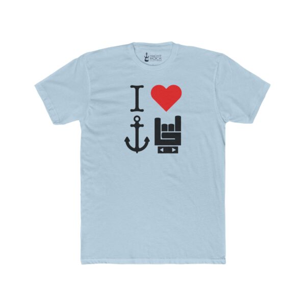 I Love Yacht Rock - Men's Cotton Crew Tee - Image 3