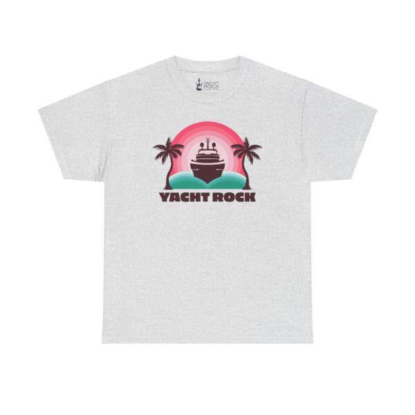 Pink and Palms - Unisex Heavy Cotton Tee - Image 11