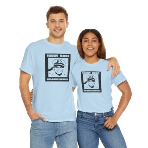 Welcome Aboard Salute – Unisex Heavy Cotton Tee