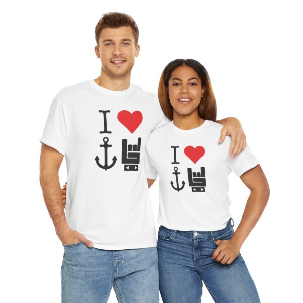 I Love Yacht Rock - Unisex Heavy Cotton Tee - Image 6