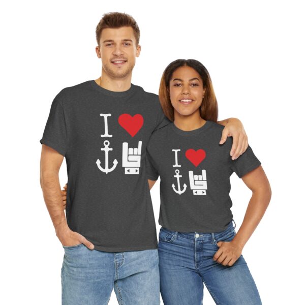 I Love Yacht Rock - Unisex Heavy Cotton Tee - Image 12