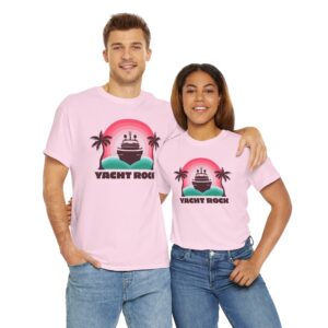 Pink and Palms – Unisex Heavy Cotton Tee