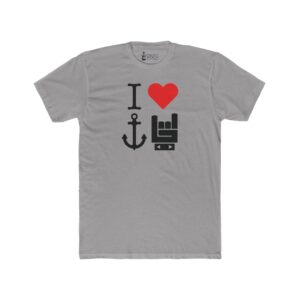 I Love Yacht Rock – Men’s Cotton Crew Tee