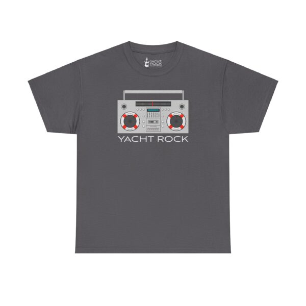 Yacht Rock Boom Box - Unisex Heavy Cotton Tee - Image 5