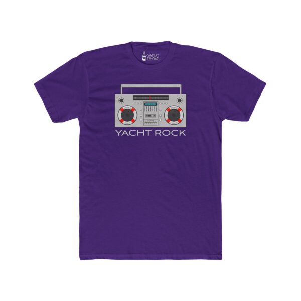 Yacht Rock Boom Box - Men's Cotton Crew Tee - Image 5