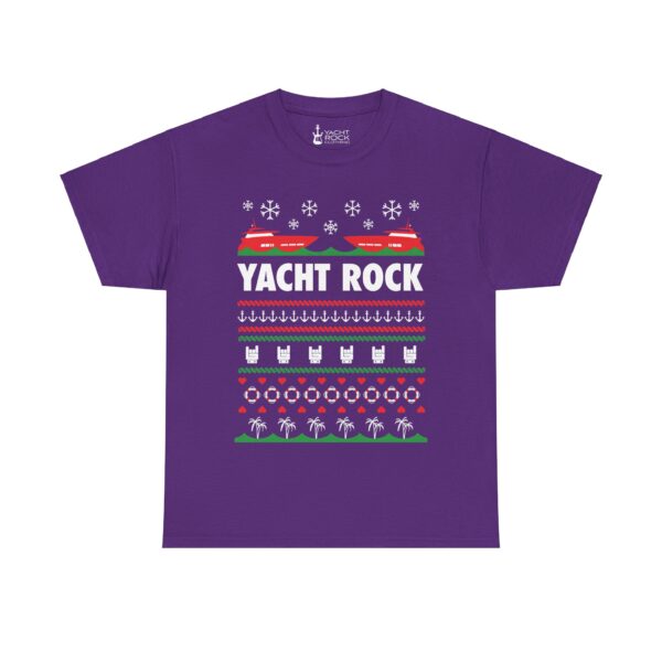 A Very Yacht Rock Christmas - Unisex Heavy Cotton Tee - Image 13