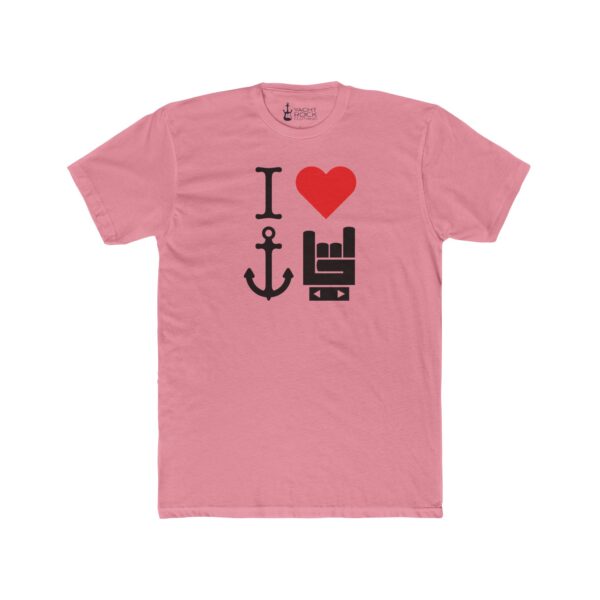 I Love Yacht Rock - Men's Cotton Crew Tee - Image 4