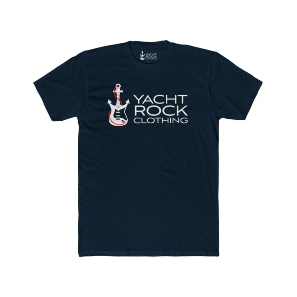 Yacht Rock Clothing Logo - Men's Cotton Crew Tee - Image 4