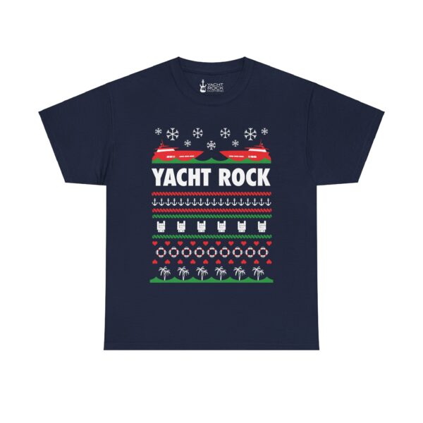 A Very Yacht Rock Christmas - Unisex Heavy Cotton Tee - Image 11