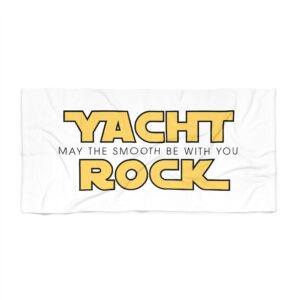 May The Smooth Be With You Beach Towel