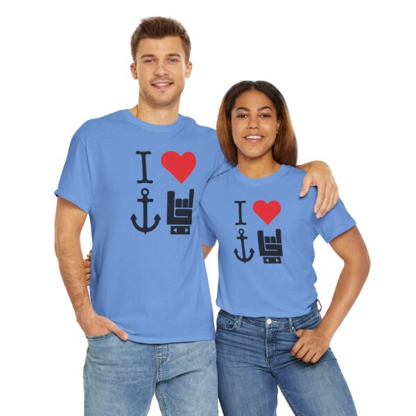 I Love Yacht Rock - Unisex Heavy Cotton Tee - Image 10