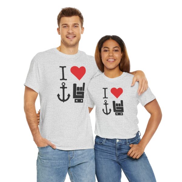 I Love Yacht Rock - Unisex Heavy Cotton Tee - Image 4