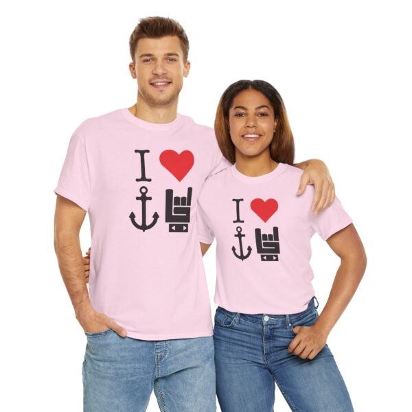 I Love Yacht Rock - Unisex Heavy Cotton Tee - Image 12