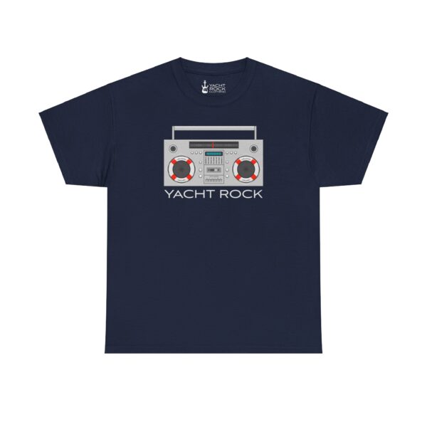 Yacht Rock Boom Box - Unisex Heavy Cotton Tee - Image 9