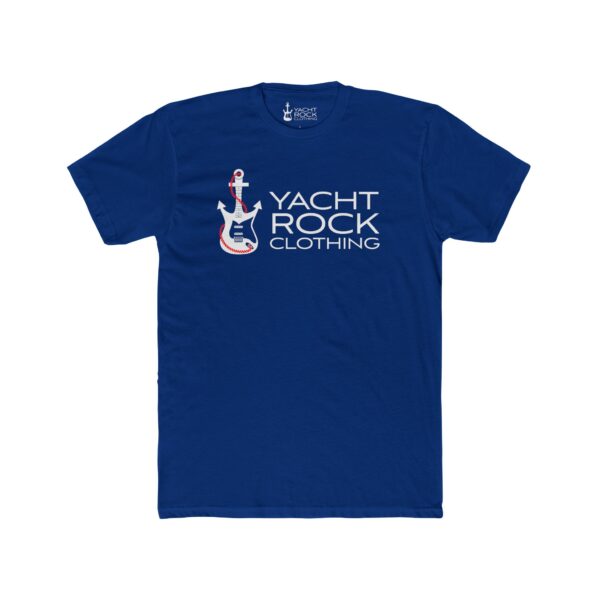 Yacht Rock Clothing Logo - Men's Cotton Crew Tee - Image 3