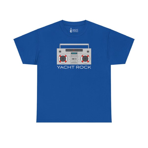 Yacht Rock Boom Box - Unisex Heavy Cotton Tee - Image 7