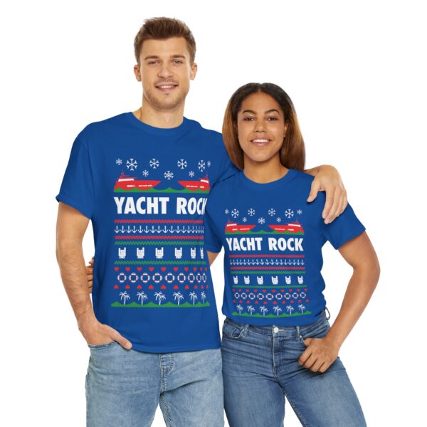 A Very Yacht Rock Christmas - Unisex Heavy Cotton Tee - Image 10