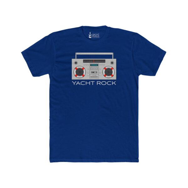 Yacht Rock Boom Box - Men's Cotton Crew Tee - Image 3