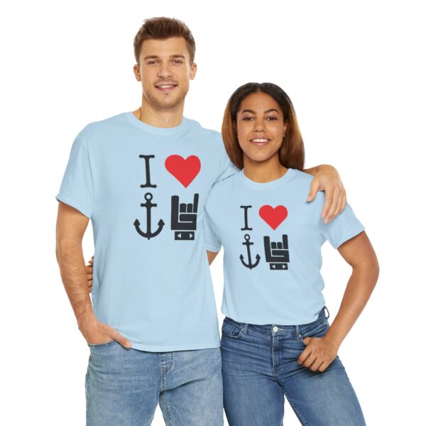 I Love Yacht Rock - Unisex Heavy Cotton Tee - Image 8