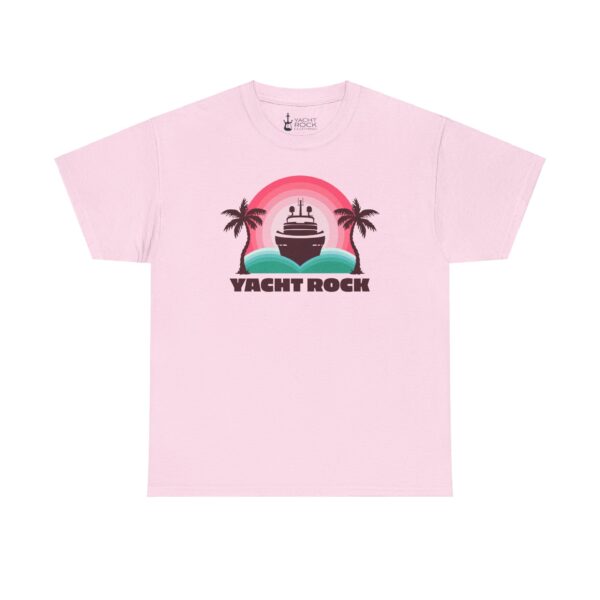 Pink and Palms - Unisex Heavy Cotton Tee