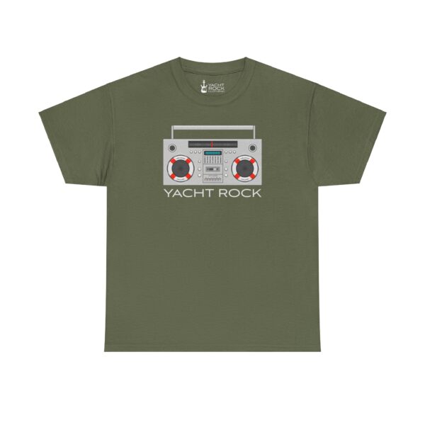 Yacht Rock Boom Box - Unisex Heavy Cotton Tee - Image 3