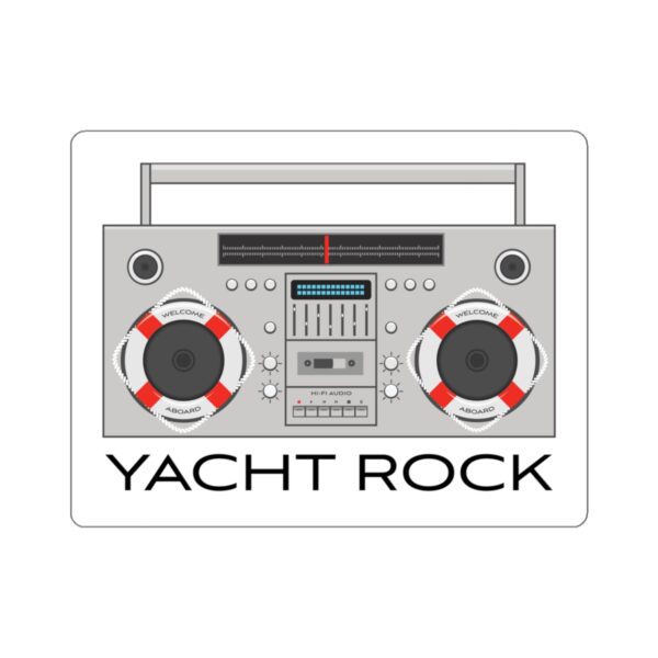 Yacht Rock Boom Box Sticker - Image 10