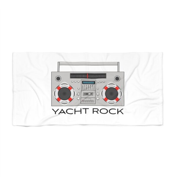 Yacht Rock Boom Box Beach Towel - Image 4