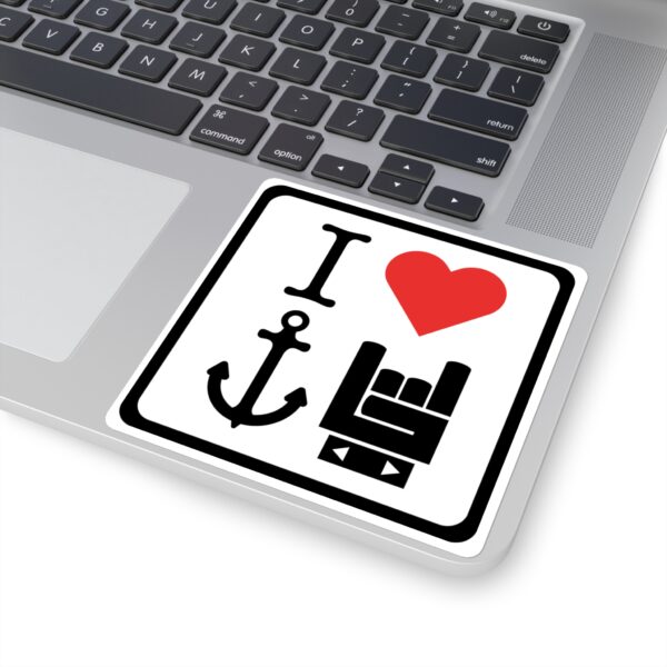 I Love Yacht Rock Sticker - Image 6