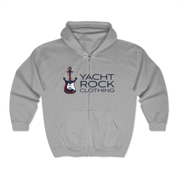 Yacht Rock Clothing Logo - Unisex Full Zip Hooded Sweatshirt