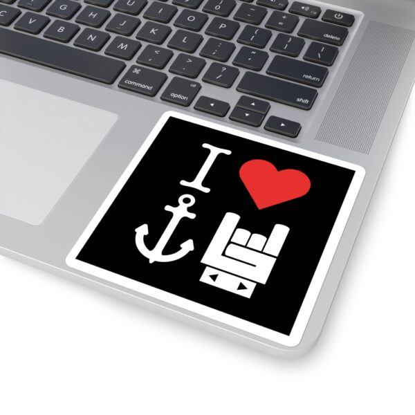 I Love Yacht Rock Sticker - Image 6