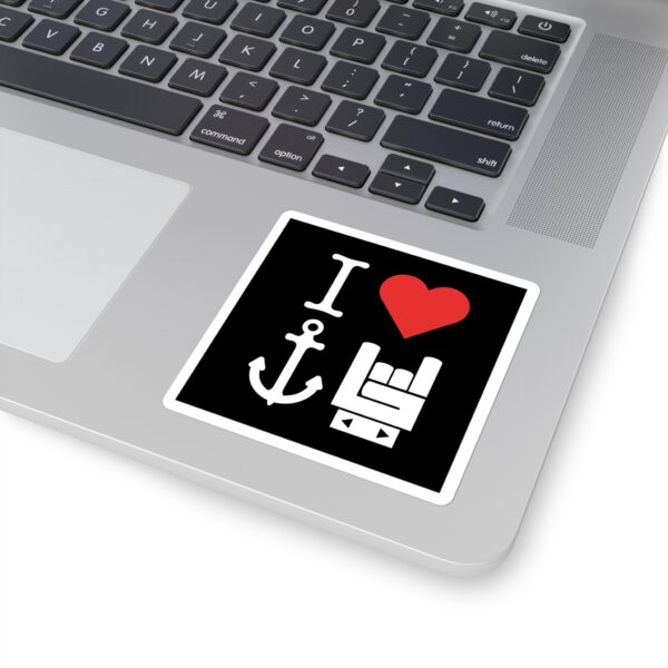 I Love Yacht Rock Sticker - Image 4