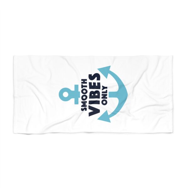 Smooth Vibes Only - Beach Towel - Image 3