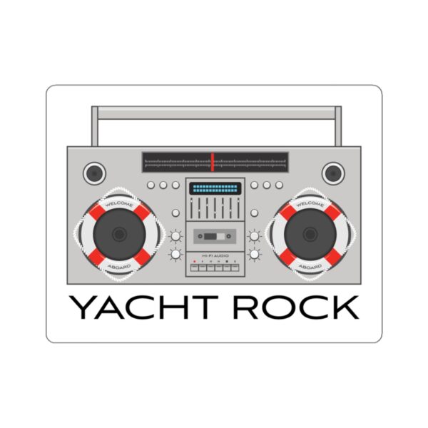 Yacht Rock Boom Box Sticker - Image 7