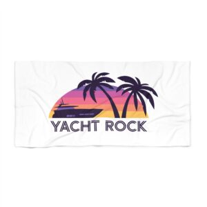 A Yacht Rock Sunset – Beach Towel